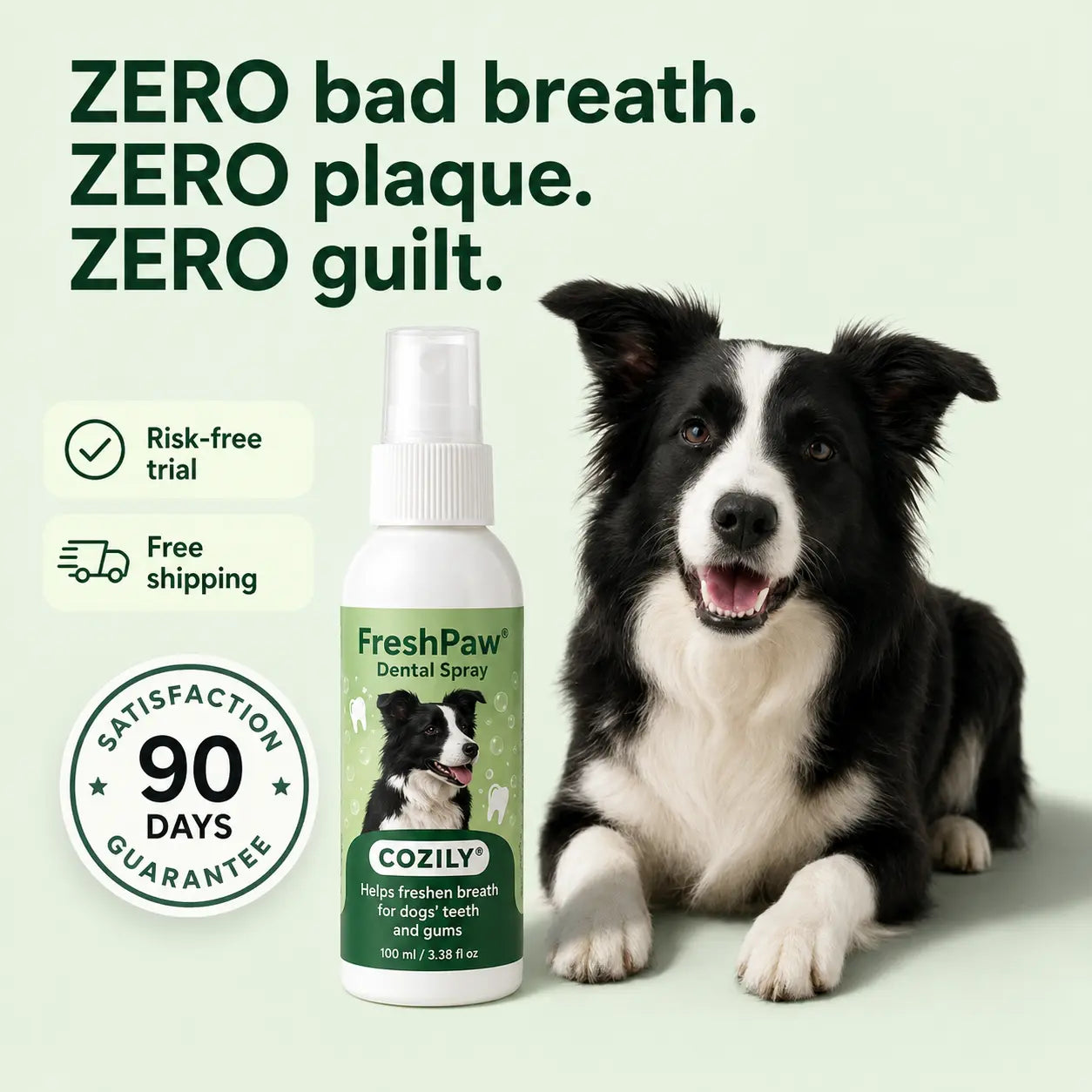 FreshPaw® Dental Spray – Natural Oral Care for Dogs